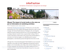 Tablet Screenshot of inforfashion.wordpress.com