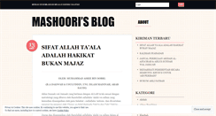 Desktop Screenshot of mashoori.wordpress.com