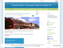 Tablet Screenshot of franklinbound.wordpress.com