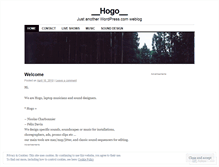 Tablet Screenshot of hogohogo.wordpress.com