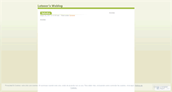 Desktop Screenshot of letsoor.wordpress.com
