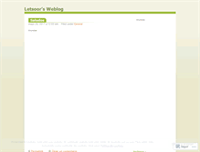 Tablet Screenshot of letsoor.wordpress.com