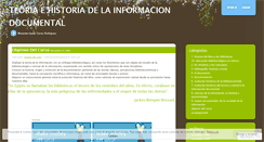 Desktop Screenshot of informaciondocumental.wordpress.com