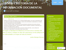 Tablet Screenshot of informaciondocumental.wordpress.com