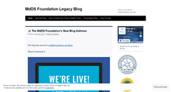 Desktop Screenshot of mddsfoundation.wordpress.com