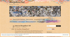 Desktop Screenshot of morgellonsaid.wordpress.com