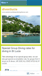 Mobile Screenshot of divestlucia.wordpress.com