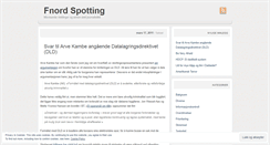 Desktop Screenshot of fnordspotting.wordpress.com