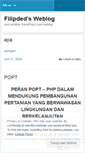 Mobile Screenshot of filipded.wordpress.com