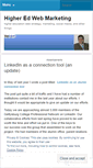 Mobile Screenshot of highedwebmarketing.wordpress.com