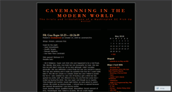 Desktop Screenshot of cavemanchris.wordpress.com