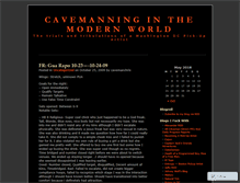 Tablet Screenshot of cavemanchris.wordpress.com