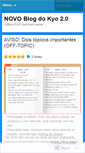 Mobile Screenshot of blogdokyo.wordpress.com