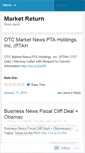 Mobile Screenshot of marketreturn.wordpress.com
