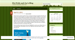 Desktop Screenshot of hisprideandjoy.wordpress.com