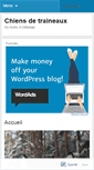 Mobile Screenshot of chiensdetraineaux.wordpress.com