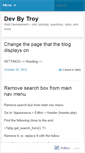 Mobile Screenshot of devbytroy.wordpress.com