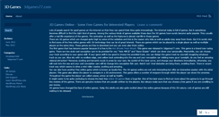 Desktop Screenshot of 3dgamesonline.wordpress.com