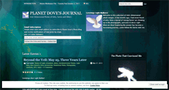 Desktop Screenshot of planetdove.wordpress.com