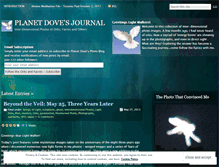 Tablet Screenshot of planetdove.wordpress.com