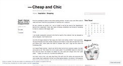 Desktop Screenshot of cheapandchicstyleblog.wordpress.com