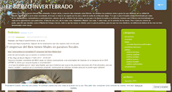 Desktop Screenshot of elbierzoinvertebrado.wordpress.com