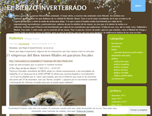 Tablet Screenshot of elbierzoinvertebrado.wordpress.com