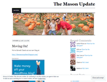 Tablet Screenshot of masonupdate.wordpress.com