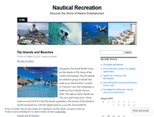 Tablet Screenshot of nauticalrecreation.wordpress.com