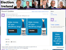 Tablet Screenshot of electionireland.wordpress.com