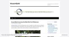 Desktop Screenshot of houseandearth.wordpress.com