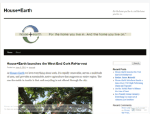 Tablet Screenshot of houseandearth.wordpress.com