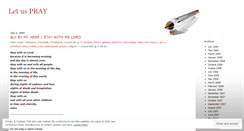 Desktop Screenshot of prayerweb.wordpress.com