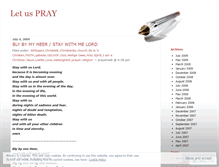 Tablet Screenshot of prayerweb.wordpress.com