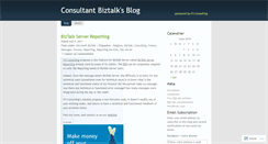 Desktop Screenshot of biztalkconsultant.wordpress.com