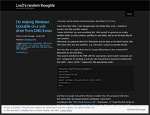 Tablet Screenshot of lnx2.wordpress.com