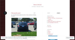 Desktop Screenshot of kevinisbored.wordpress.com