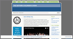 Desktop Screenshot of giffordchoir.wordpress.com