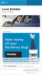 Mobile Screenshot of mylovezombie.wordpress.com