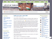 Tablet Screenshot of aamjunta.wordpress.com