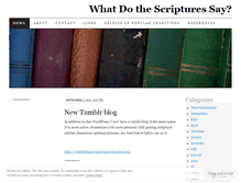 Tablet Screenshot of bibleblogg.wordpress.com