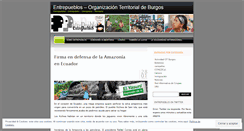 Desktop Screenshot of entrepueblosburgos.wordpress.com