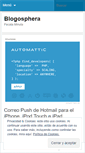Mobile Screenshot of blogosphera.wordpress.com