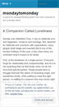 Mobile Screenshot of mondaytomonday.wordpress.com