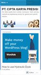 Mobile Screenshot of ciptakaryapresisi.wordpress.com