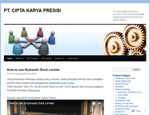 Tablet Screenshot of ciptakaryapresisi.wordpress.com