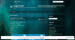 Desktop Screenshot of maggie21980.wordpress.com