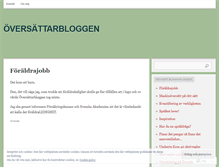 Tablet Screenshot of oversattarbloggen.wordpress.com