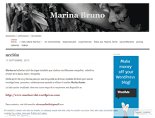 Tablet Screenshot of marinabrunoenmovimiento.wordpress.com