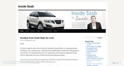 Desktop Screenshot of insidesaab.wordpress.com